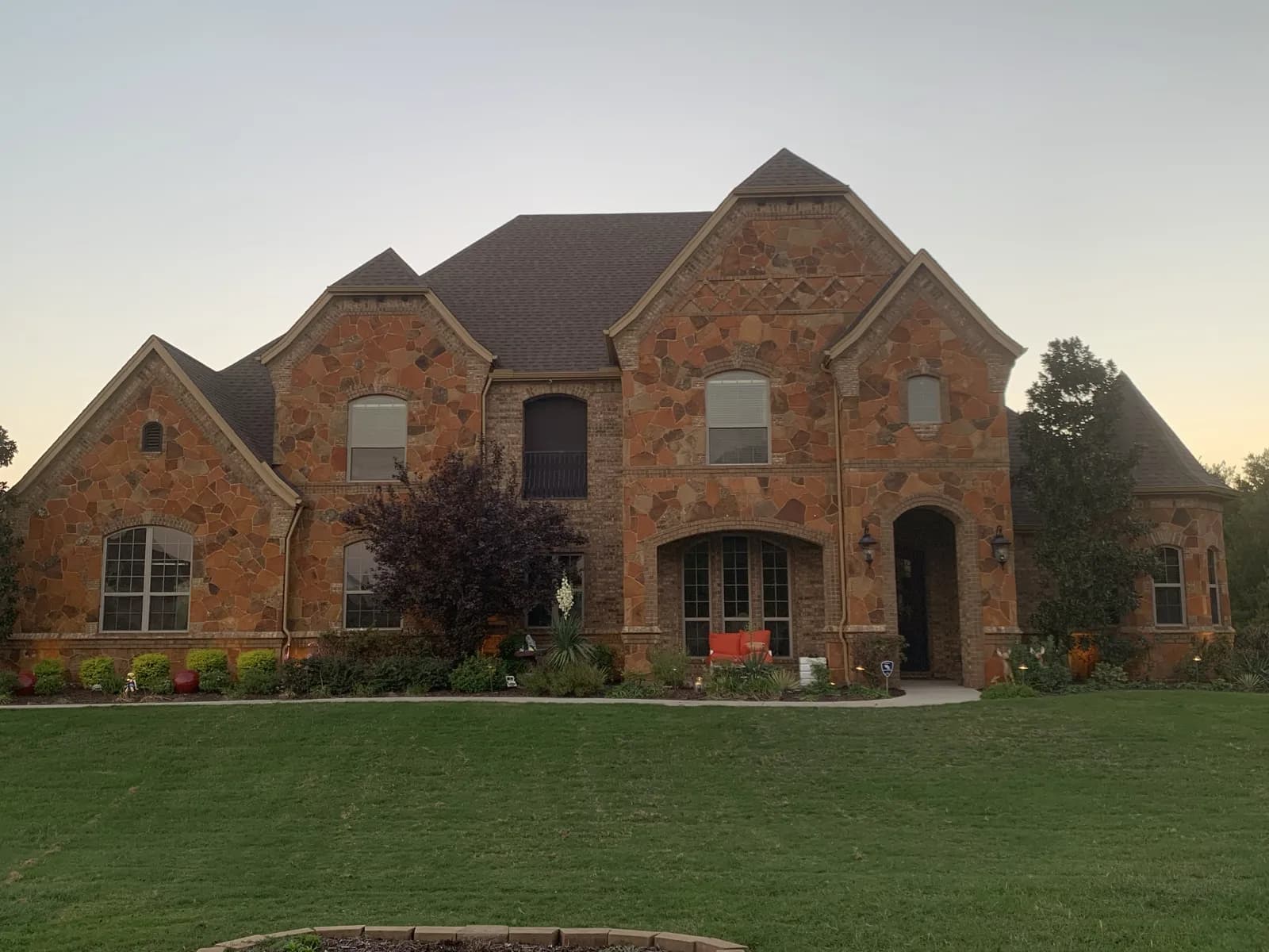 Brick home in the Dallas–Fort Worth area after a SunSmart window replacement