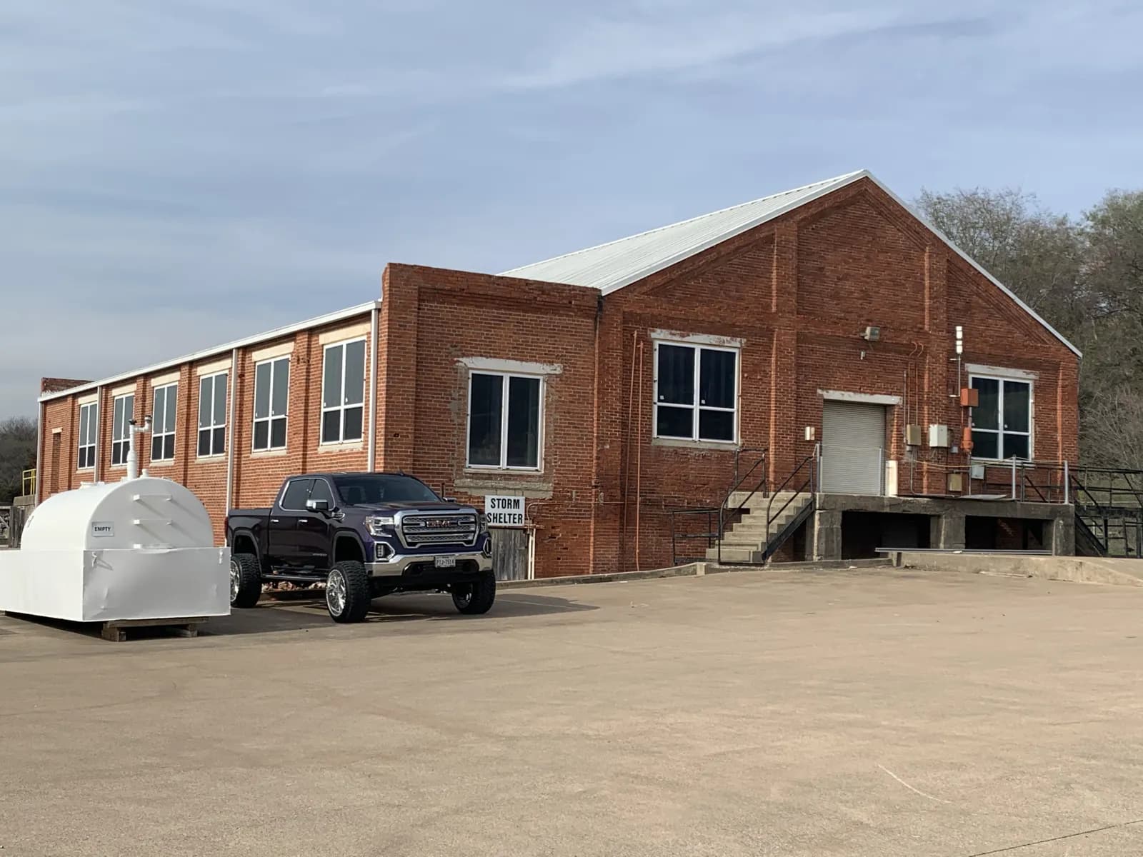 Commercial building with new SunSmart windows